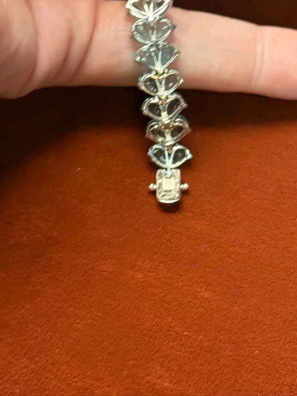 Sterling Silver 22.32 TCW Madagascar Paraiba Apatite Bracelet